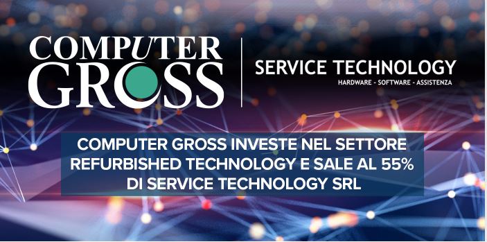 Computer Gross sale al 55 per cento del capitale di Service Technology