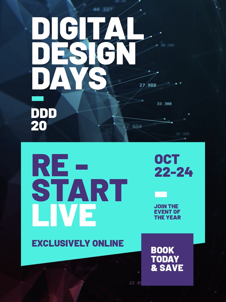 Digital Design Days online più creativi e brillanti