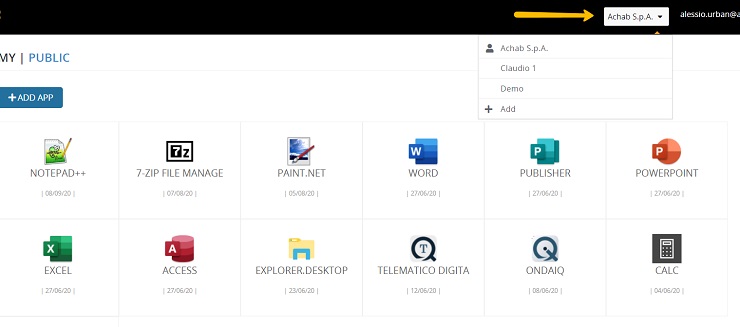 Achab porta in Italia Cameyo. Semplificazioni per MSP