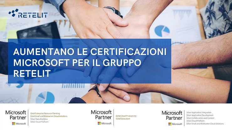 Nuove certificazioni Microsoft per il Gruppo Retelit
