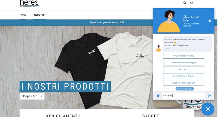 Un agente conversazionale amico di artigiani, commercianti, startup