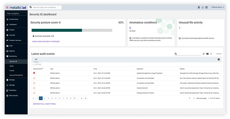 Arrow integra Metallic di Commvault come servizio DMaaS