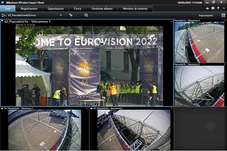 Videosorveglianza, Milestone Systems ha vigilato sull'Eurovision Song Contest 2022