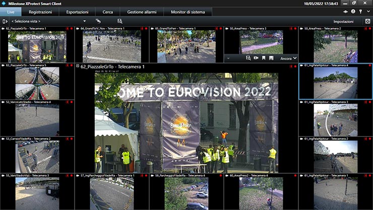 Videosorveglianza, Milestone Systems ha vigilato sull'Eurovision Song Contest 2022