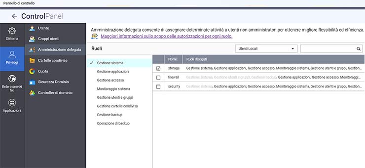amministrazione delegata