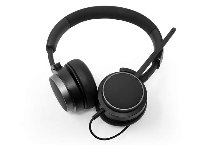 Snom A330D, cuffie USB biaurali