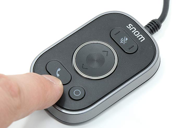 Snom A330D, cuffie USB biaurali